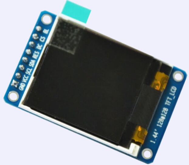 1.44 인치 TFT LCD ST7735 컨트롤러 SPI 직렬 포트 디스플레이 모듈, 128*128 8pin 65K 색상
